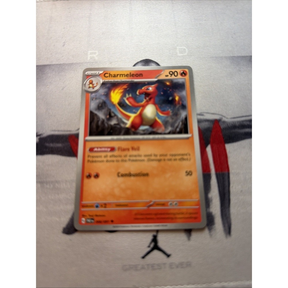 Charmeleon - Cosmos Holo - Paldean Fates 008/191 Promo Pokemon Card NM